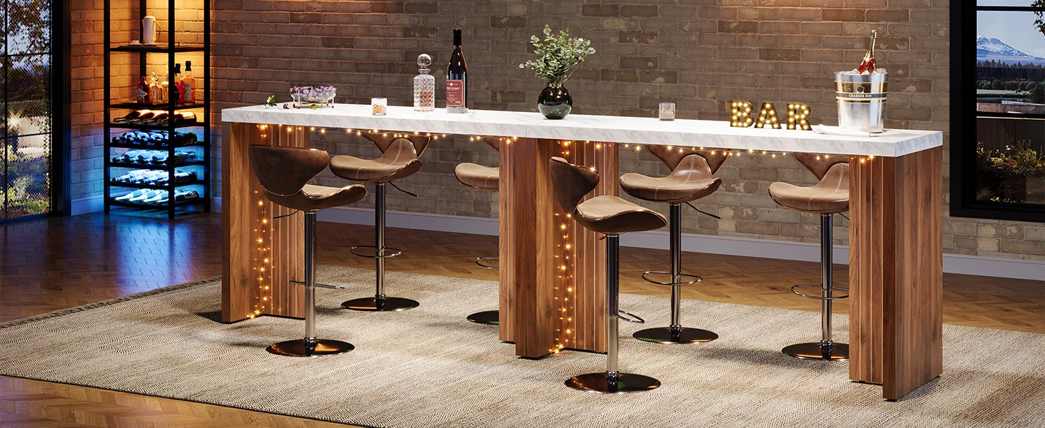 long bar table