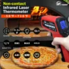 LCD Industrial Electronic Thermometer NonContact -50~600°C Digital Laser Temperature Meter Gun Laser Point Infrared Thermometer 4