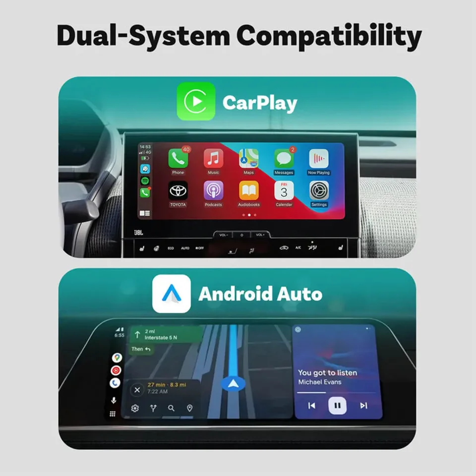 アクセサリー OTTOCAST P3 CarPlay OttoAibox P3 Android12 CarPlay AI Box HDMI CloudSIM