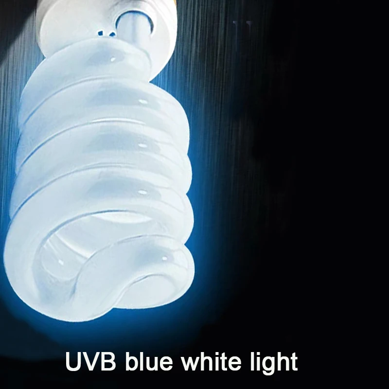 Reptile Heating Lamp Reptile Light Bulb Reptile Lamp Bulb E27 13W/26W Reptile Uvb Lamp Calcium Supplement Lamp UVB5.0/10.0 for Tortoise Lizard Snake UV for Succulent Plants