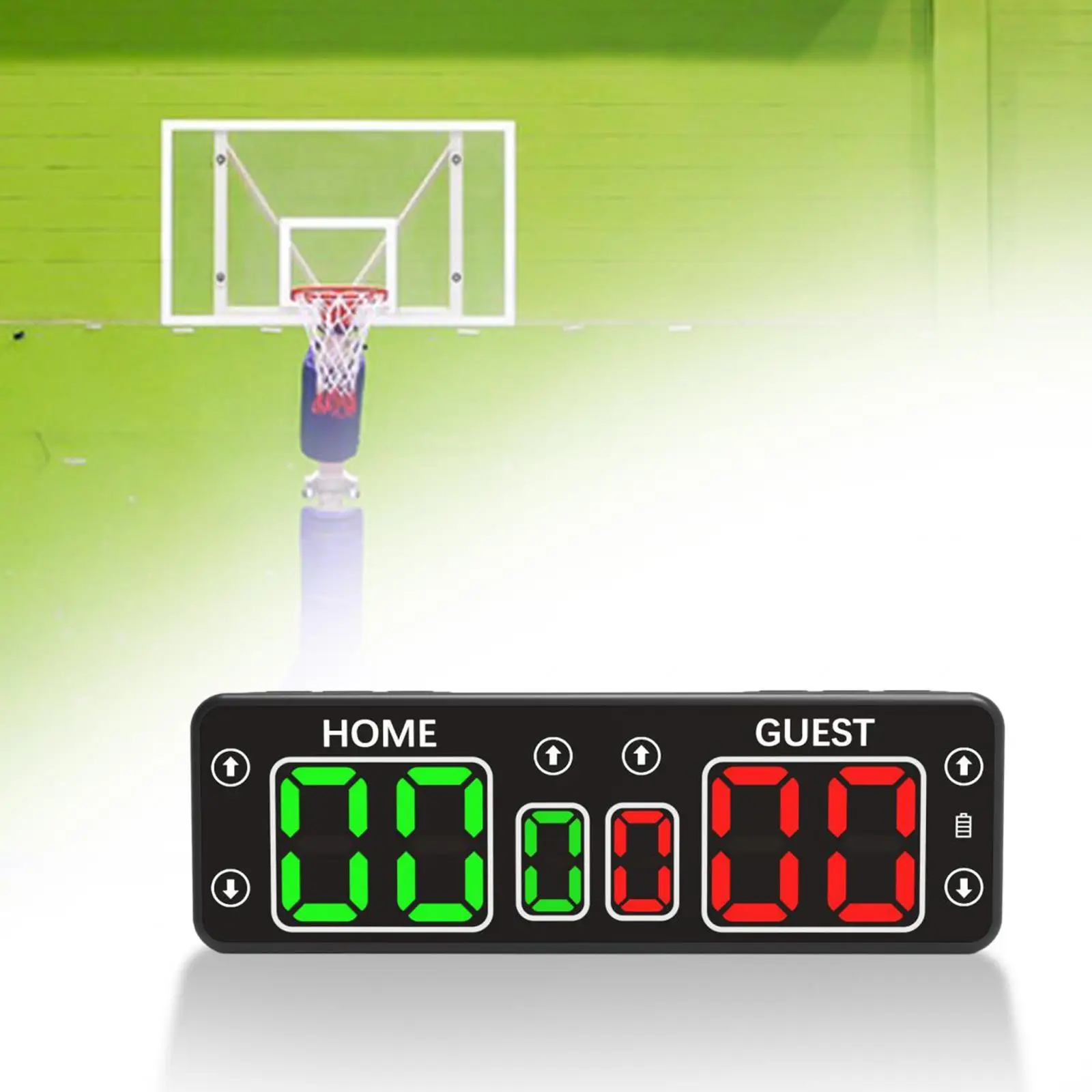 

Electronic Scoreboard Scoring Digital Scoreboard Score Keeper LED Score Board for Indoor Games Volleyball Outdoor Home Soccer