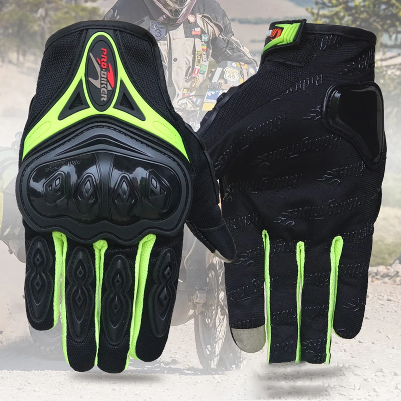 

Motorcycle Gloves Touch Screen Anti-fall Non-slip Breathable Full Finger Hard Shell Protect Knuckles Waterproof Cycling gloves