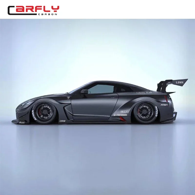 LB Style Car Carbon Fiber GTR R35 Body Kit for Nissa n GT-R custom - Image 6
