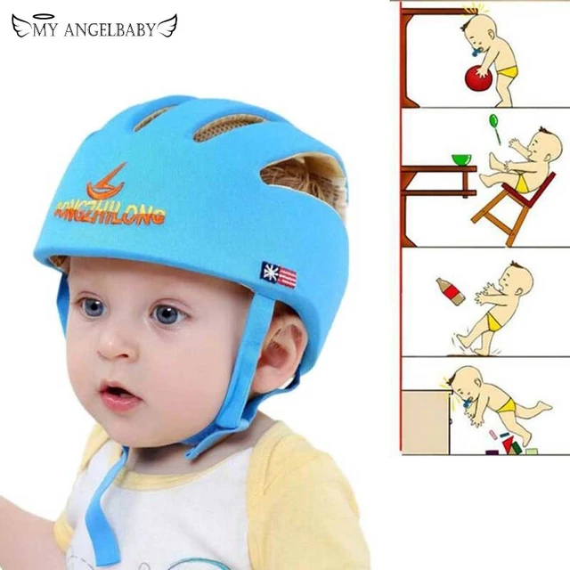 Casque de protection anti-collision pour enfants, protection de sécurité  pour tout-petits, chapeau souple pour enfants, bonnet de protection pour  bébé, ander, apprendre à marcher - AliExpress