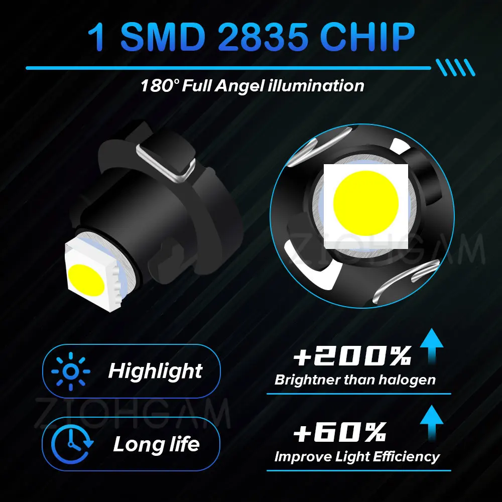 ZIOHGAM ׿  ġ,    ,   ǥñ  г Ʈ, T3 LED, T4.2, T4.7 , ڵ , 8 