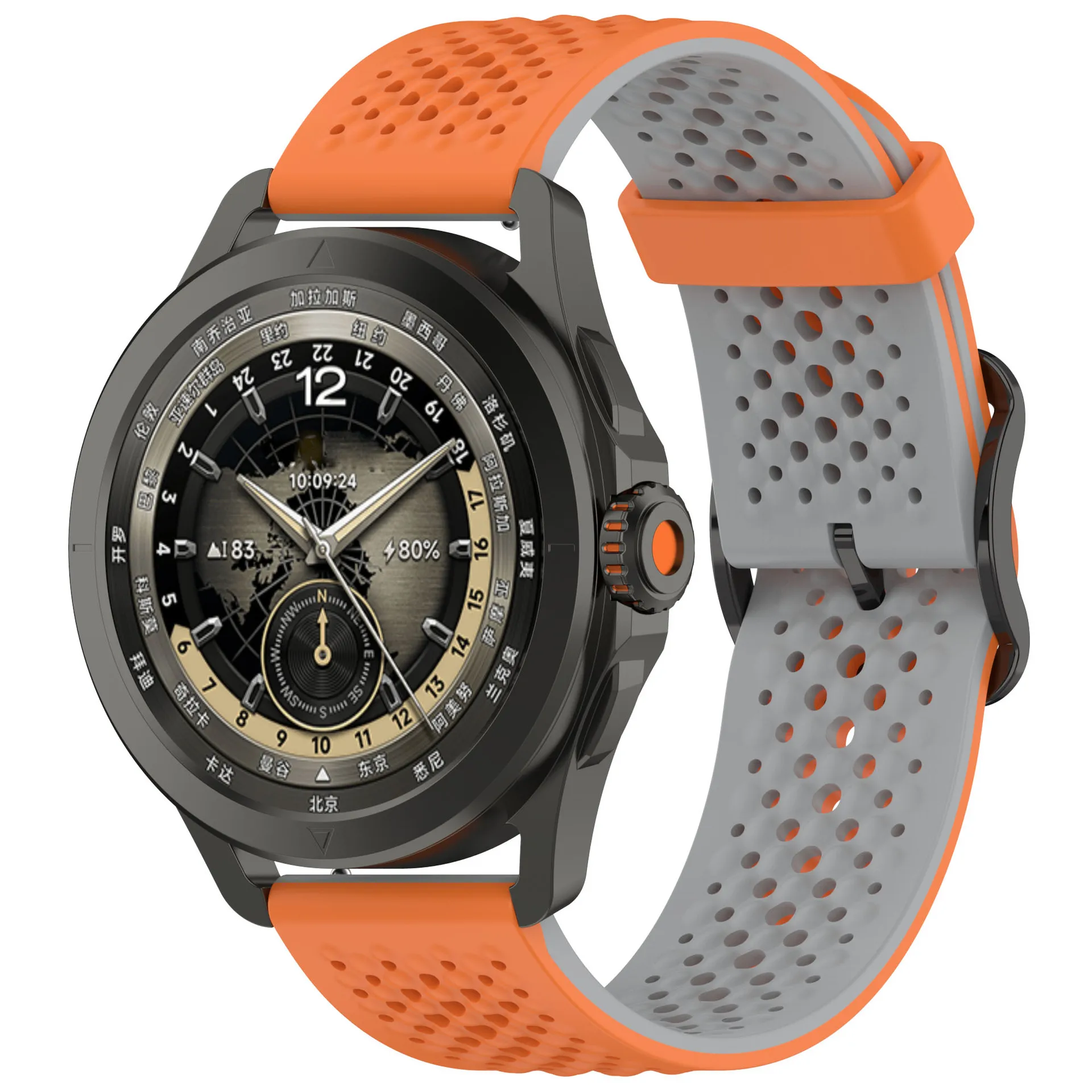 Breathable Silicone Strap for Smartwatches - Sport Edition
