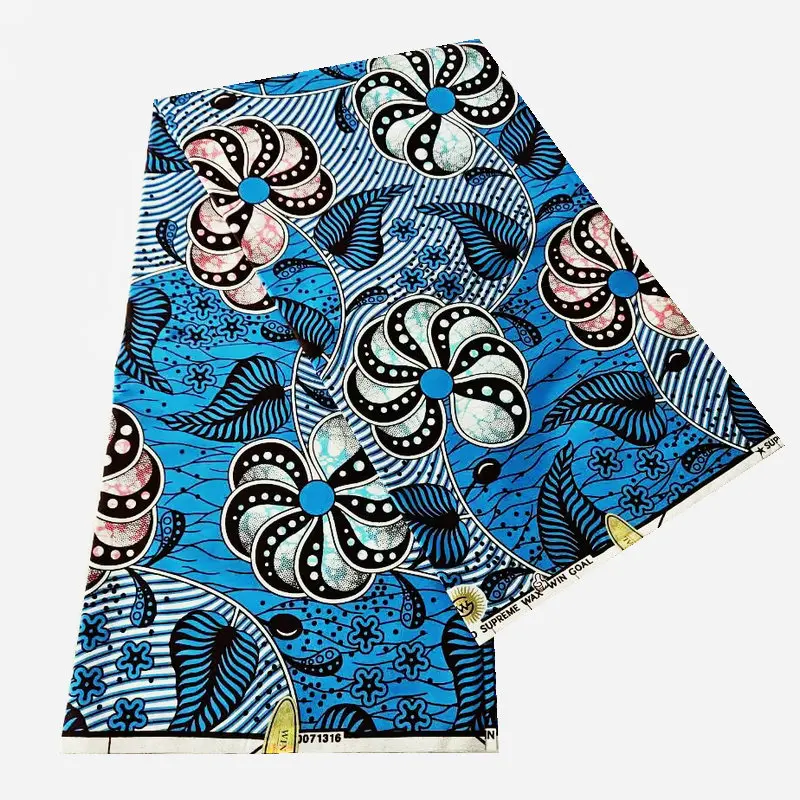 Wax Block Fabric Printing And Dyeing Cotton Textile For Making Clothing Item I4-1 Popular Design
