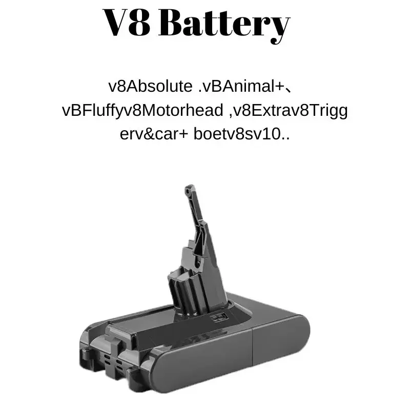 Vacuum Cleaner Battery 6800mAh 21.6V Replacement for Dyson V8 Absolute Cord-Free Handheld Vacuum Cleaner
