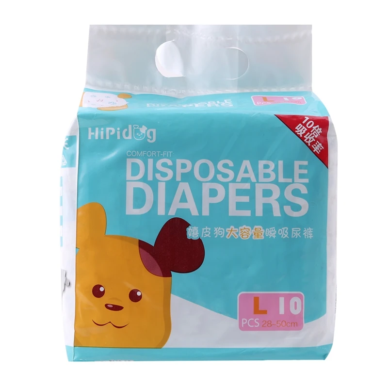 

10Pcs Pet Diapers Super Absorption Physiological Pants Dog Diapers for Corgi Female Dog Disposable Leakproof Nappies
