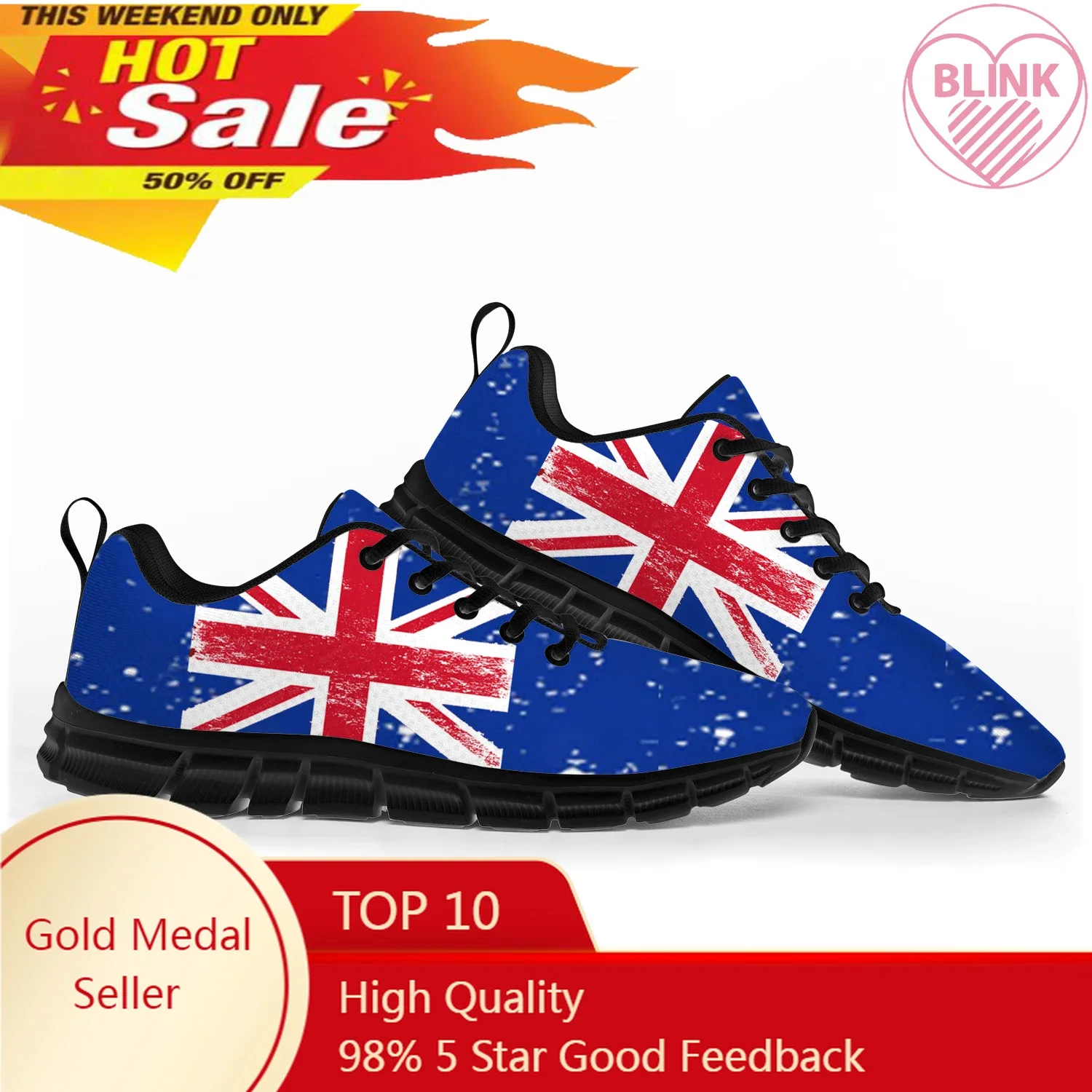 

England Flag Sports Shoes Mens Womens Teenager Kids Children Sneakers England Casual Custom High Quality Couple Shoes