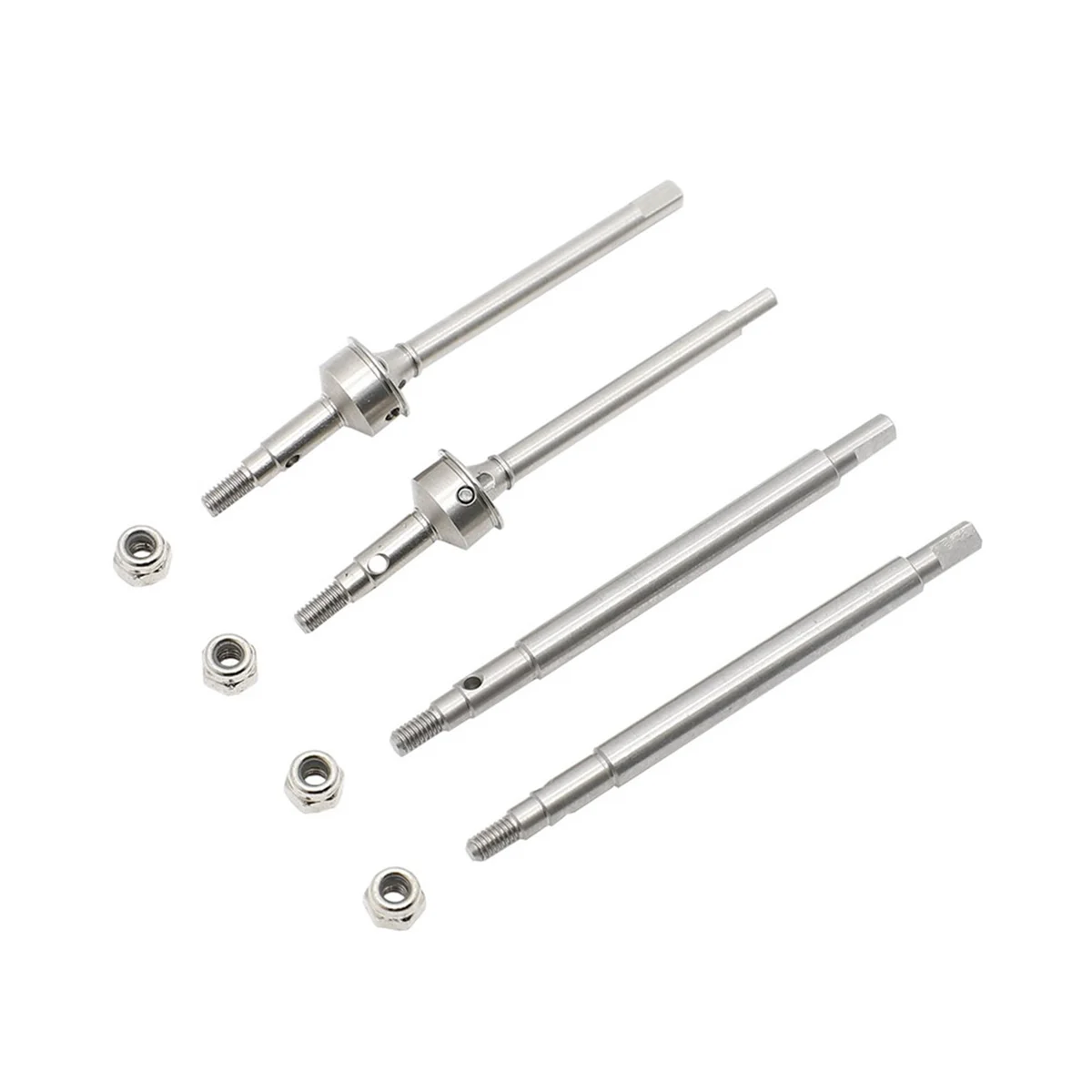 

Передний и задний приводной вал из нержавеющей стали, CVD драйвер для TRX4M 1/18 RC Гусеничный автомобиль, обновленные детали