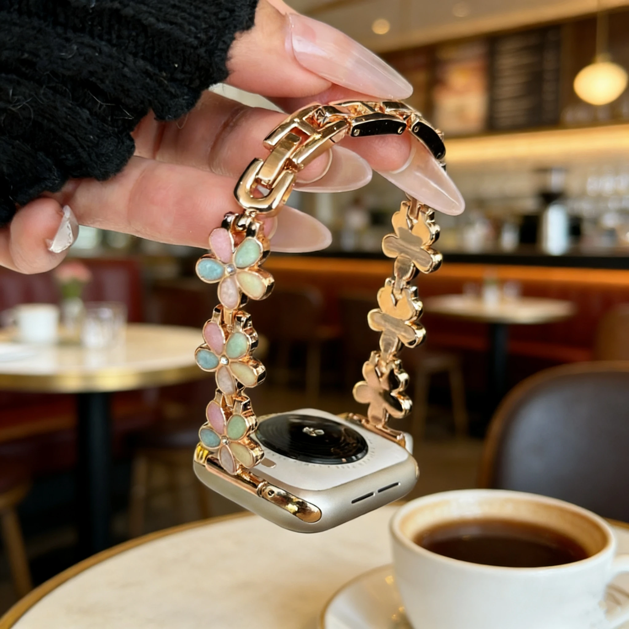 Vibrant Multicolor Metal Link Bracelet