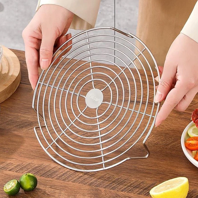 Stainless Steel Steamer Rack Multifunction Pot Steaming Tray Dumplings Eggs Grill Stand Kitchen Tableware Cooking Utensils