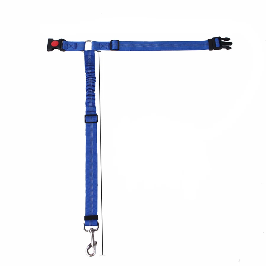 1pcs Pet Supplies Car Safety Belt Dog Traction Belt er Elastic Reflective Safety Rope Traction Rope Dog