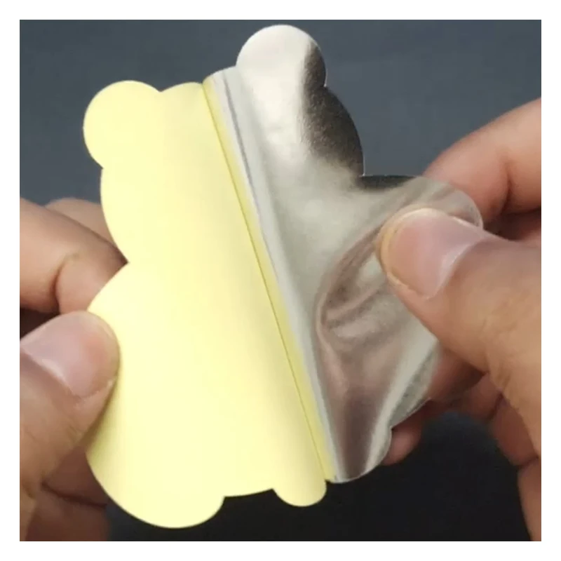 Рисунок 4 - Глянцевая Серебряная наклейка этикетка