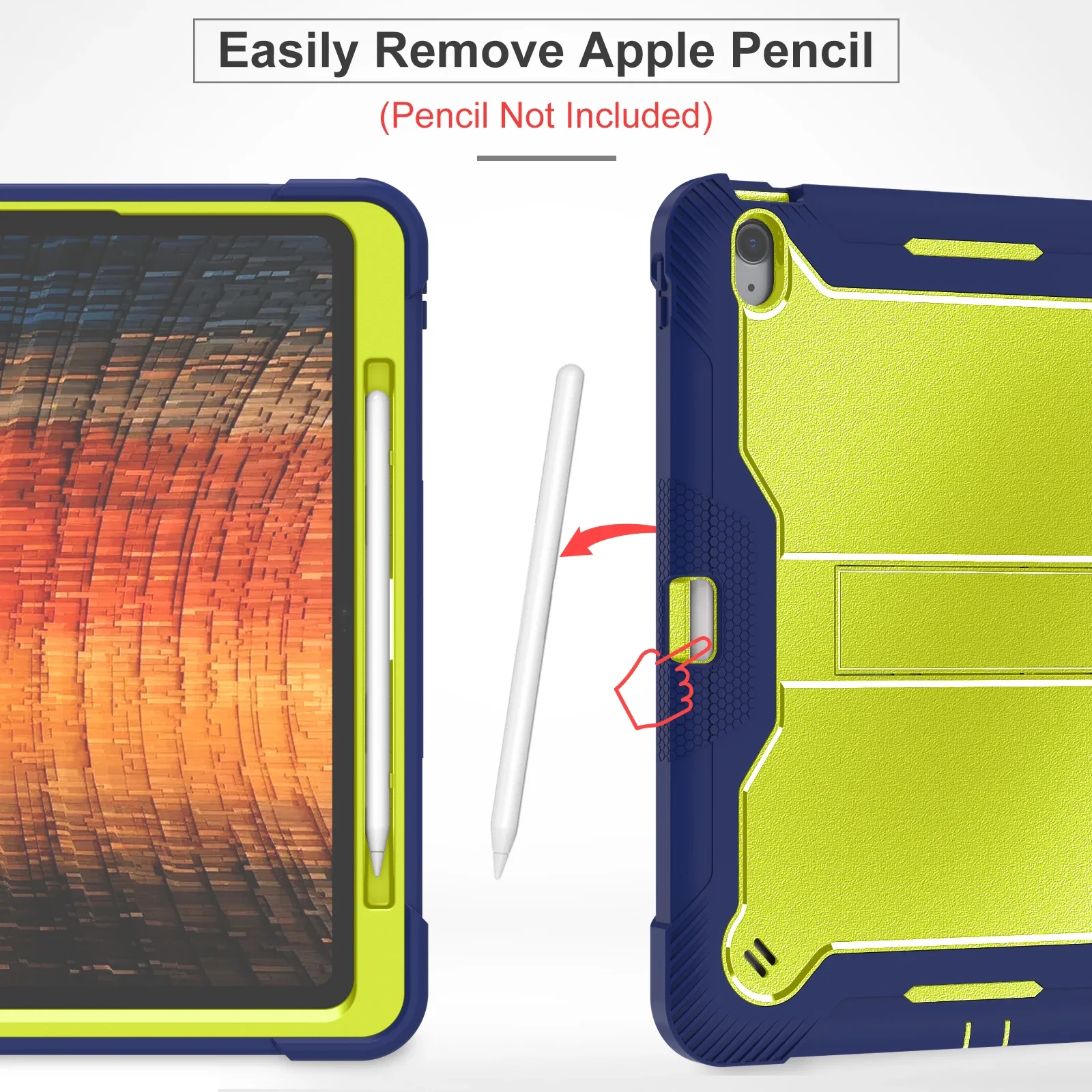 Durable Armor Stand Back Case with Built-in Stand