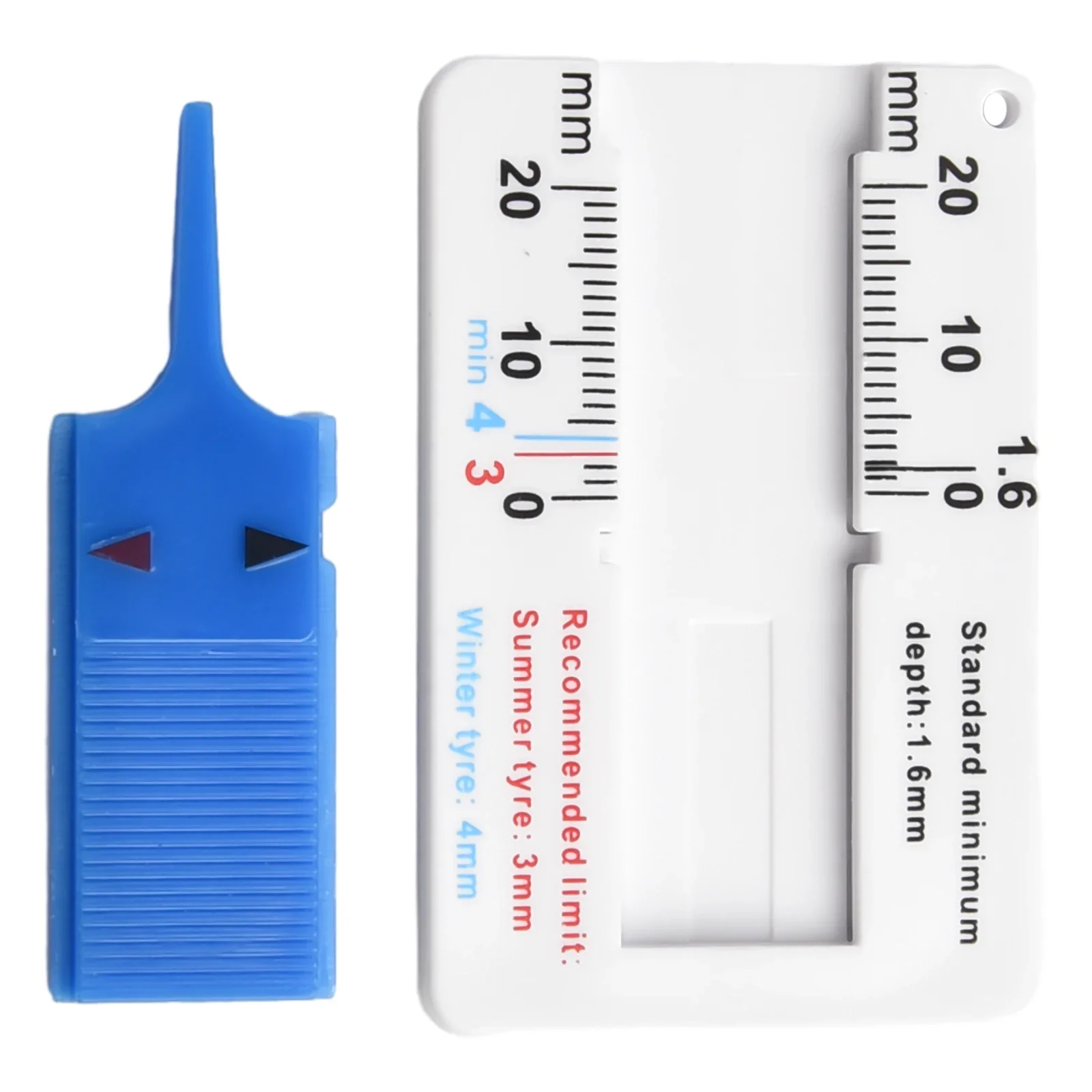 Tyre Tread Depth Gauge 0-20mm for Auto Car Wheel