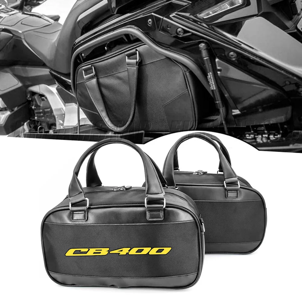 For Honda CB 400 Accessories CB400SF 2009 2010 2022 2023Motorcycle Trunk Saddlebag Saddle bags Liner Set Inner Bag Side Case for kawasaki versys 1000 650 2015 2021 for kqr 28l motorcycle hard saddlebag liner set bag saddle inner bags luggage bags