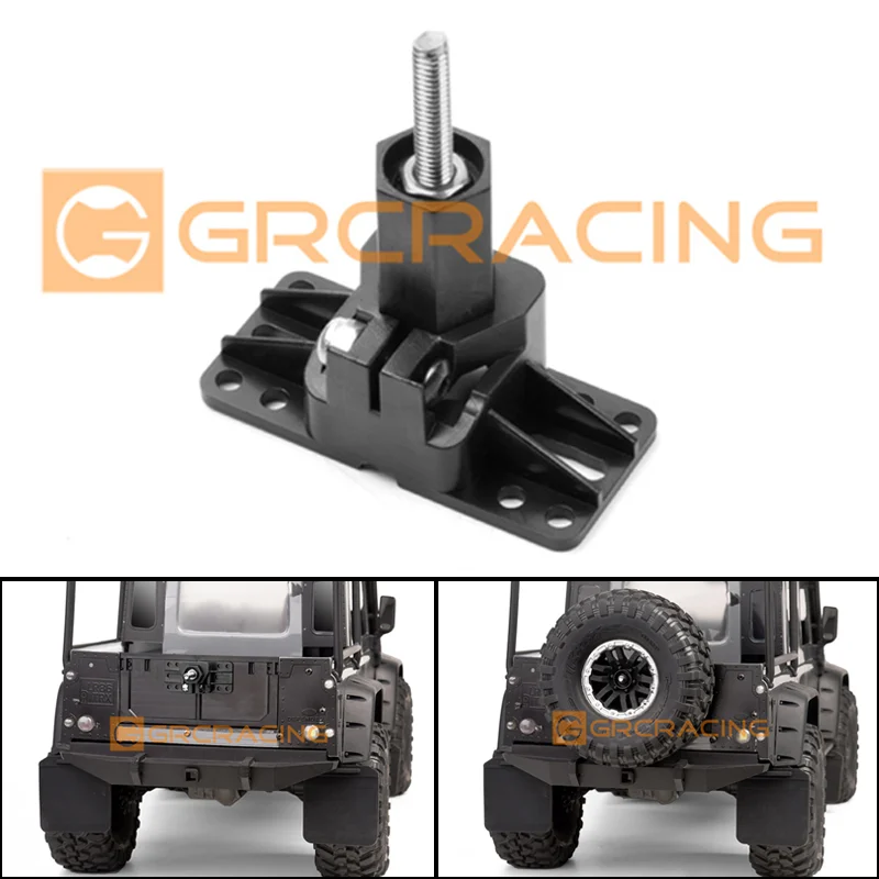 

GRC Universal Spare Wheel Seat Fixed Tire Bracket for 1/10 RC Crawler Car Traxxas TRX4 1/14 Tamiya RC Truck Trailer Diy Parts