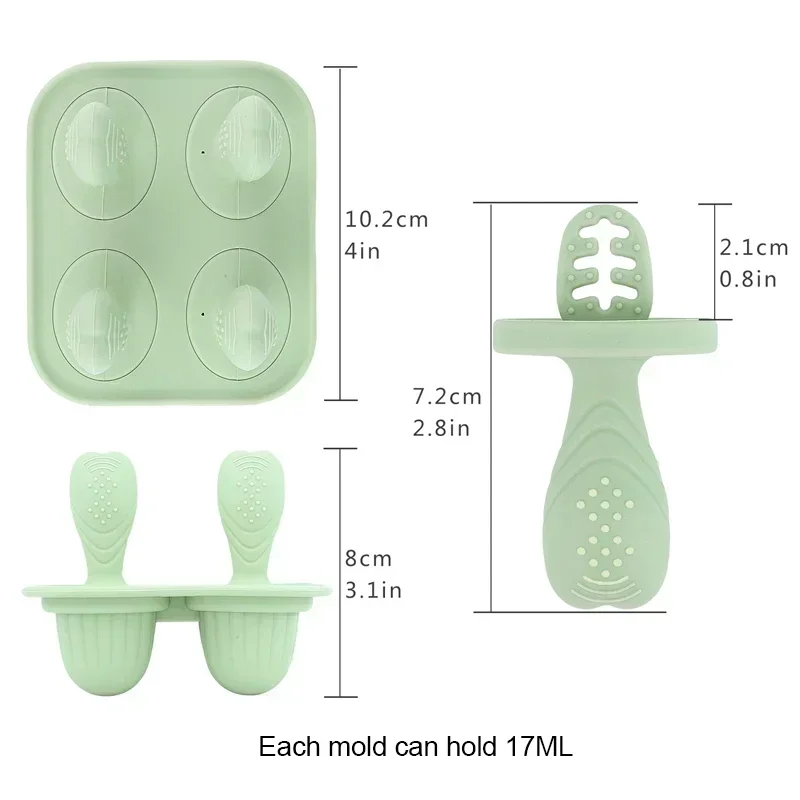 5PCS Baby Fruit and Vegetable Teether BPA Free Silicone Hand Ring Food Supplement Squeezing Rabbit Shape Bite Feeding Tableware fruit food feeder baby mess squeezer