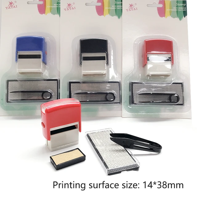 Rubber Stamp Kit DIY Custom Self Inking Business Address Name Number Letter  Stamp Handicrafts Printing Rubber Stamp - AliExpress