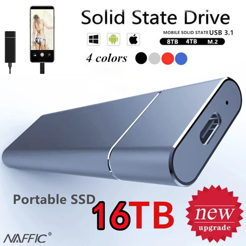External Hard Drive 16tb/12tb/8tb/4tb/2tb/1tb USB3.0 2.5&quot HDD Disk Storage Compatible For Desktop/Laptop/MacBook |