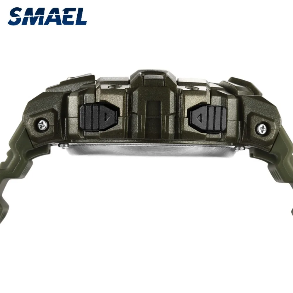 2024 New Men's Fashion Outdoor Waterproof Glow-in-the-dark Digital Watch Student Electronic Watch Military Multifunctional Watch