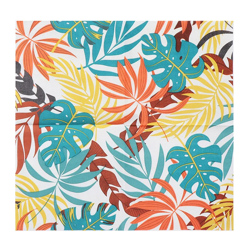 20 Stück Flamingo-Papierservietten, Sommer, tropische Hochzeitsdekoration, Taschentücher, Hawaii, Junggesellenabschied – Detail 11