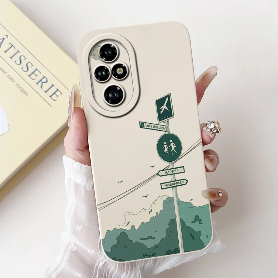 Luxury Marble Moon Frosted Shockproof Silicone Case - Soft Protective Bumper Cover
