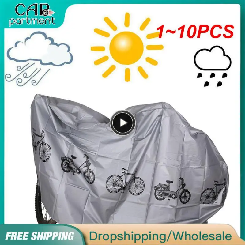 

1~10PCS Outdoor UV Protector MTB Bike Case Motorcycle Covers Tarpaulin Cover Cloth Waterproof Rain Case Tent