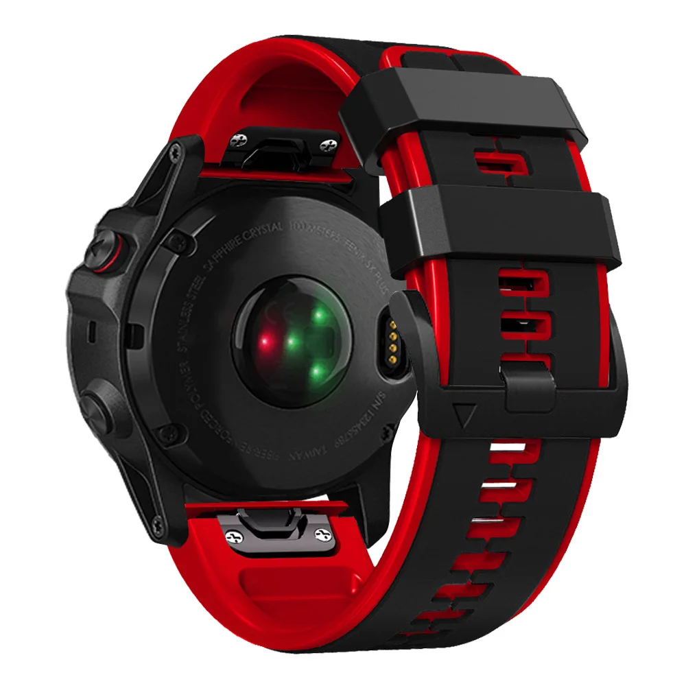 Soft Silicone Smartwatch Wristband Bracelet - 22mm & 26mm Watch Strap