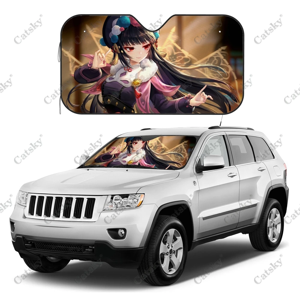 

Автомобильный солнцезащитный козырек Yun Jin Genshin Impact аниме, складной солнцезащитный козырек с УФ-защитой, подарок, подходит для большинства автомобильных солнцезащитных оттенков