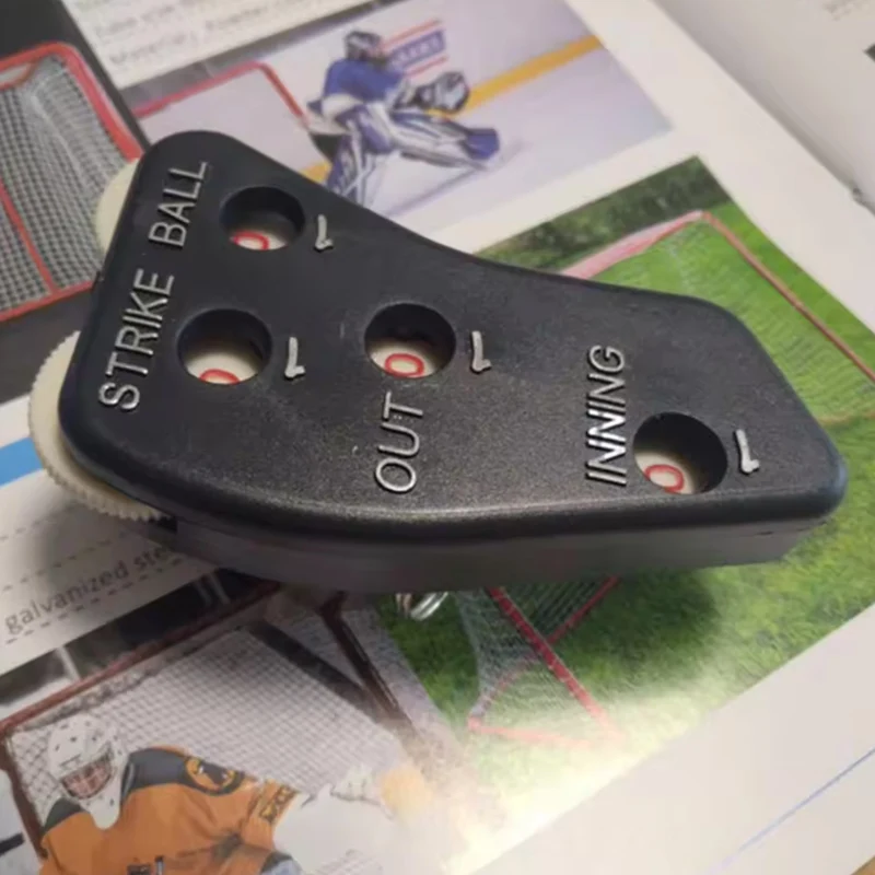 Baseball Counter Clicker Scorer Clicker For Baseball Game Non-Slip Gear Design Outdoor Sports Accessory game Whistle