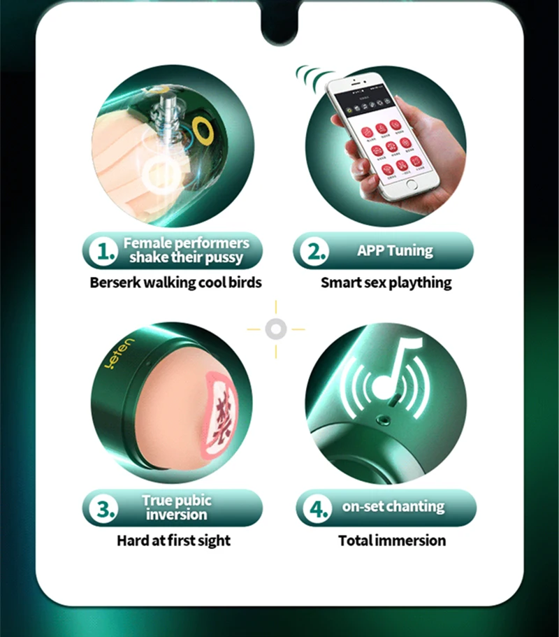 Leten Vibrator Masturbator Cup For Men With App And Vacuum Mode_voghion.com