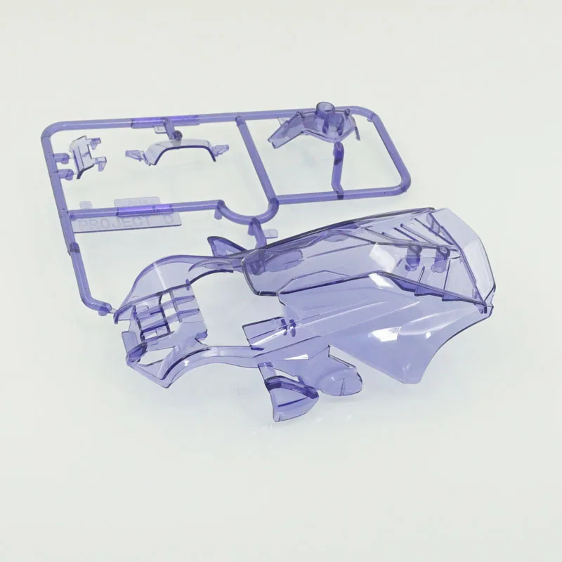 Fatto In Casa Mini 4Wd Racing Car Plastic Razor Back Shell Nero, Clear Purple Cowl Per Tamiya Sfm Fma Chassis