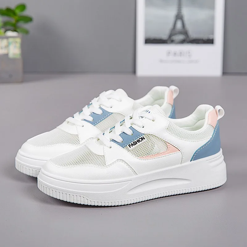 

New Women's Sneakers 2024 Trend Designer Casual Shoes for Women Comfort Flats Lightweight Mesh Running Shoes Platform Vulcanize