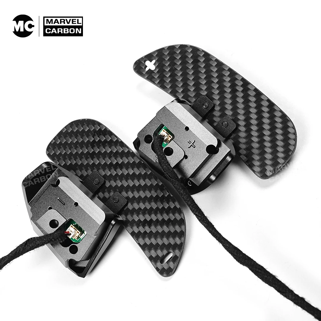 TDD 카본 파이버 스티어링 휠 시프트 패들 (폭스바겐 골프 5, 골프 6 MK5 MK6 GTI CC용) 마그네틱 패들 시프터