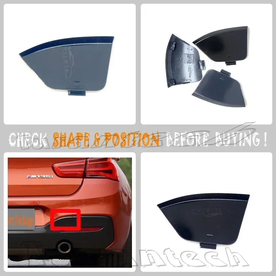 90282◆BMW 1シリーズ F20 リアバンパー◆51127371756 リアバンパー装飾ストリップ 51127273796 BMW 1シリーズ F20 F21 M