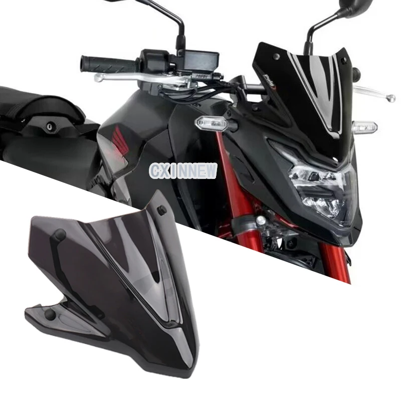 Pare-brise Avant Moto Pour Honda Hornet CB400, CB600, CB750, CB900, CB919, CB250 - Noir, Protection Vent Et Débris
