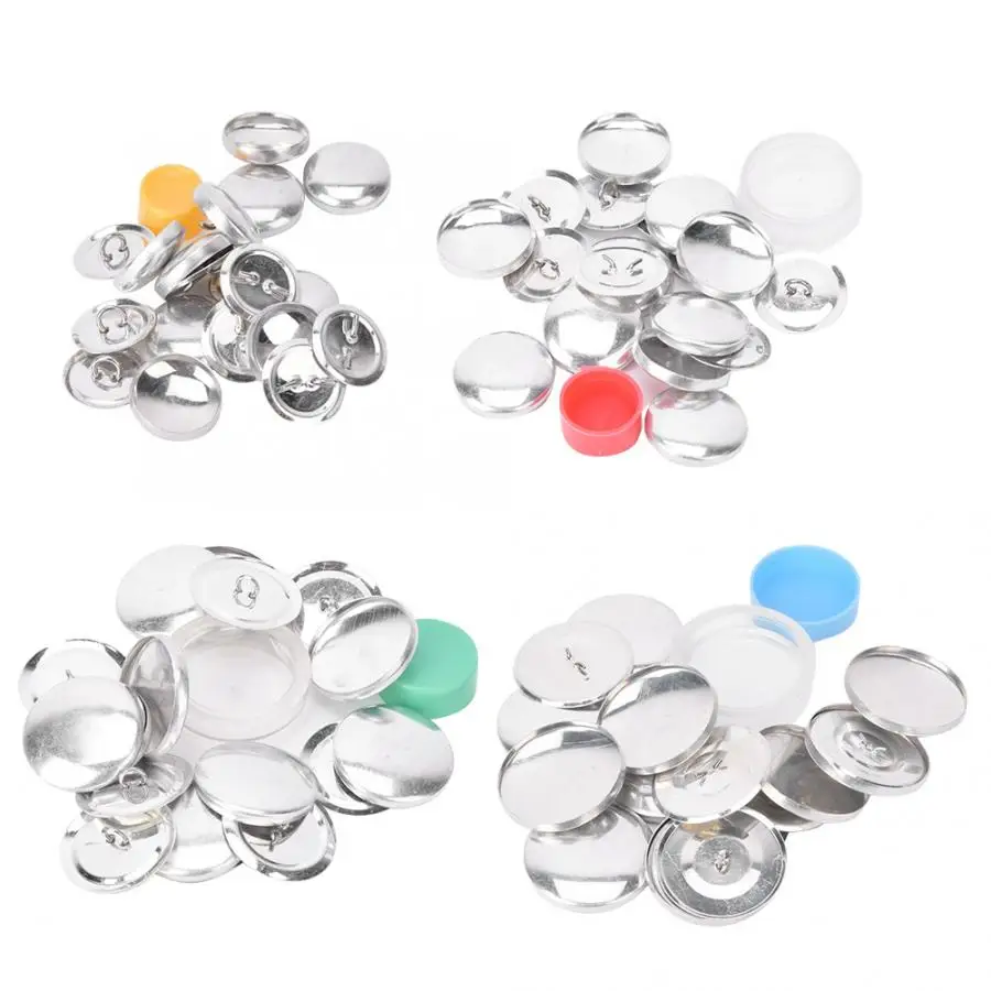 Cloth Bag Cover Buttons Kit Round Button Base DIY Cloth Buttons Set Handmade Crafts Buckle Making Semi-finished Crafts Accessory