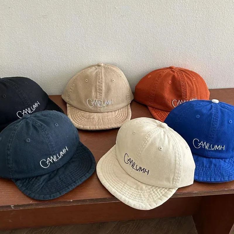 新品未使用■SAPEur2024 SNAPBACKCAP S/Mサイズ 2024 Soft Denim Do Old Broken Baseball Cap Man Woman Fashion