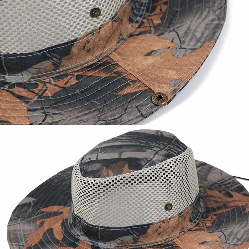 Outdoor Wide Brim Camouflage Sun Hat 3