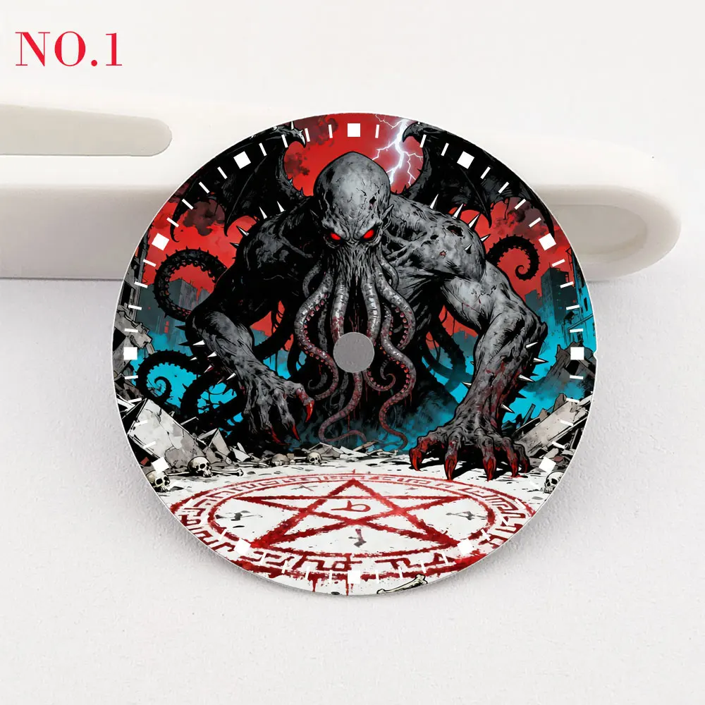 Creative Pattern 28.5mm Watch Dial with Color Printing