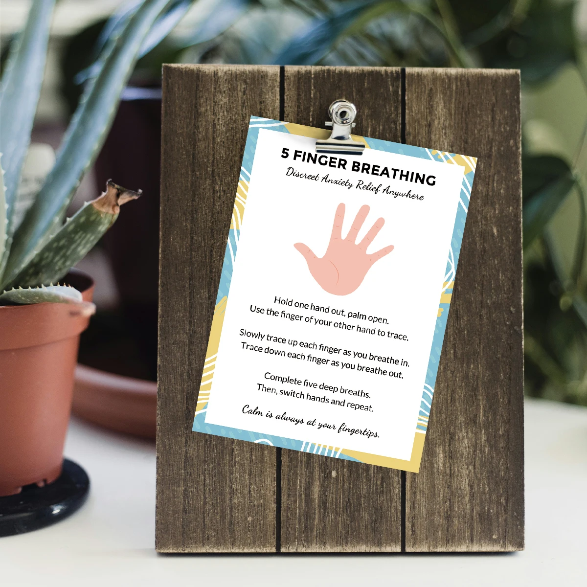 Mindfulness Flash Cards: Illustrated Visualization & Grounding Exercises for Anxiety Relief - Portable Gift Set, 20 Pieces