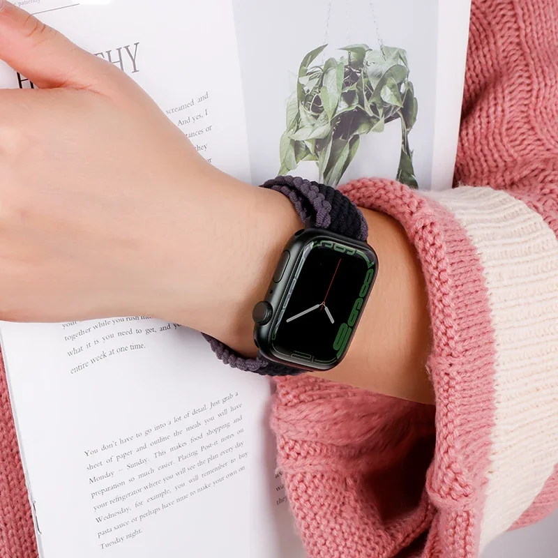Braided Solo Loop Strap for Apple Watch - Stylish and Comfortable Wristband Accessory