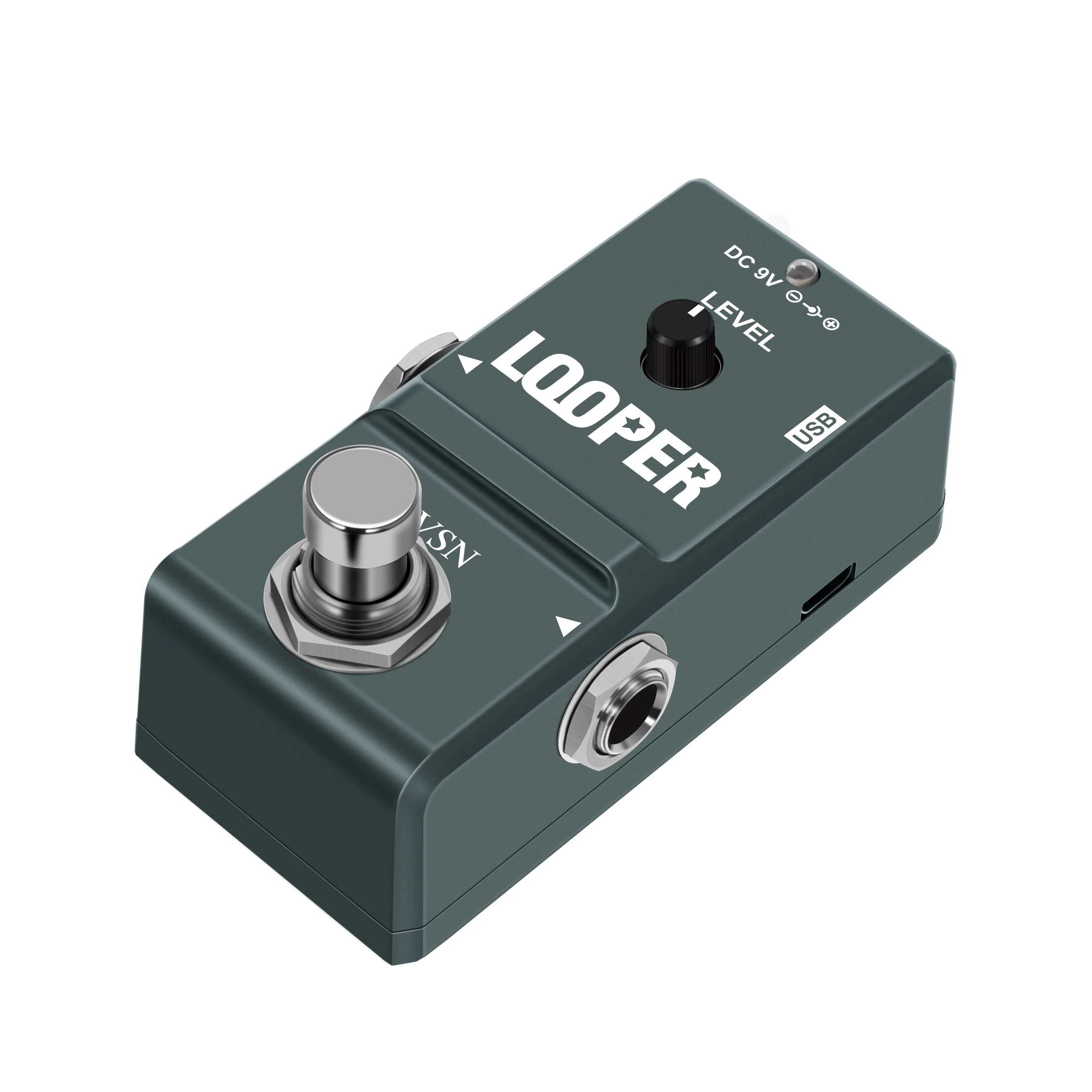 VSN LN-332 48K Looper Electric Guitar Effect Loop Pedal 10 Minutes of Looping Unlimited Overdubs USB Port True Bypass