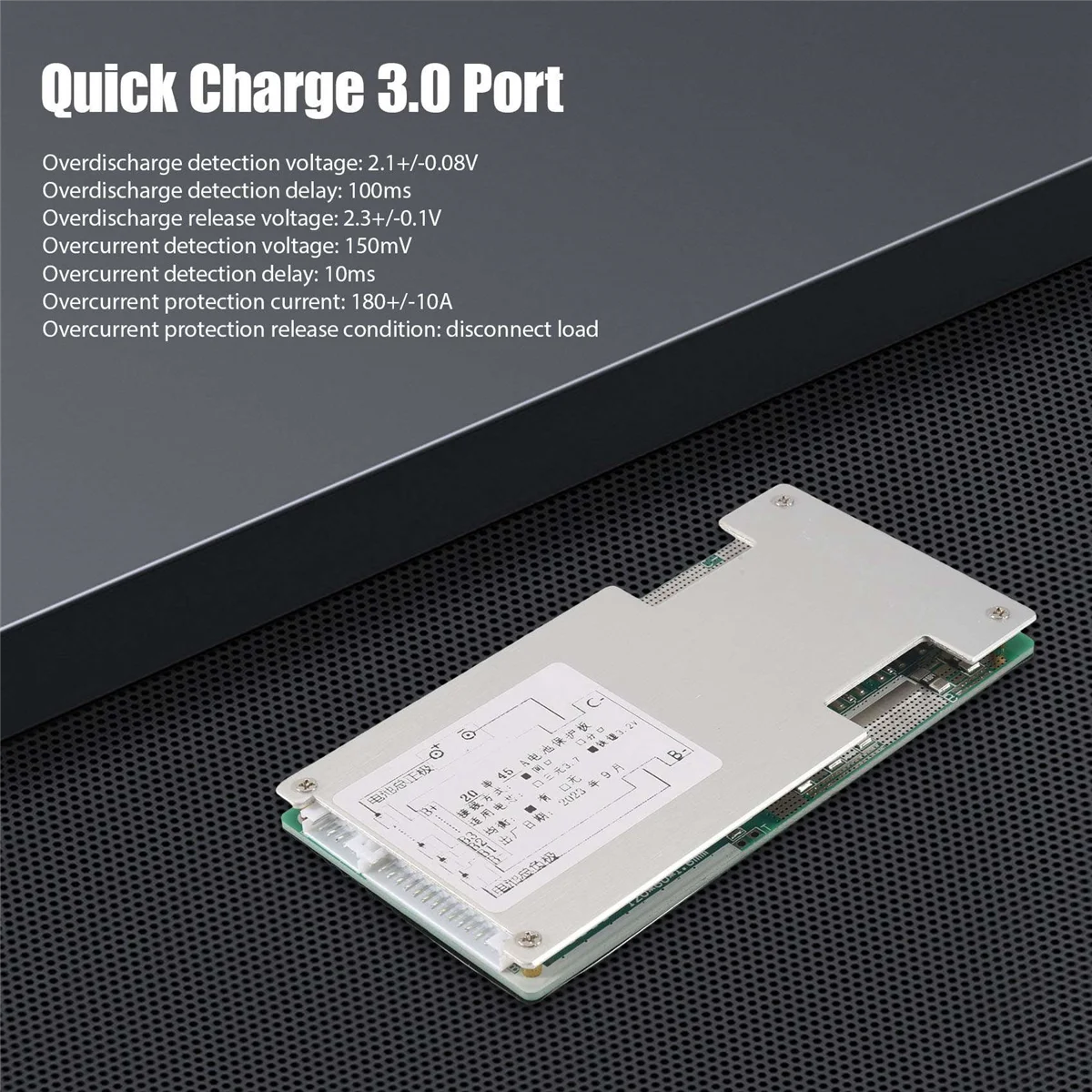 20S 60V 45A LiFePo4 Battery Protection Board BMS PCB with Balance for Motorcycle E-Bike Scooter