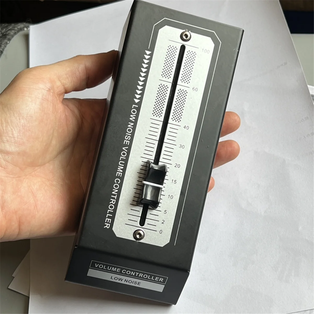 Fader Volume Adjustment Controller Desktop Volume Control 6.5mm Interface Computer Speaker Amplifier