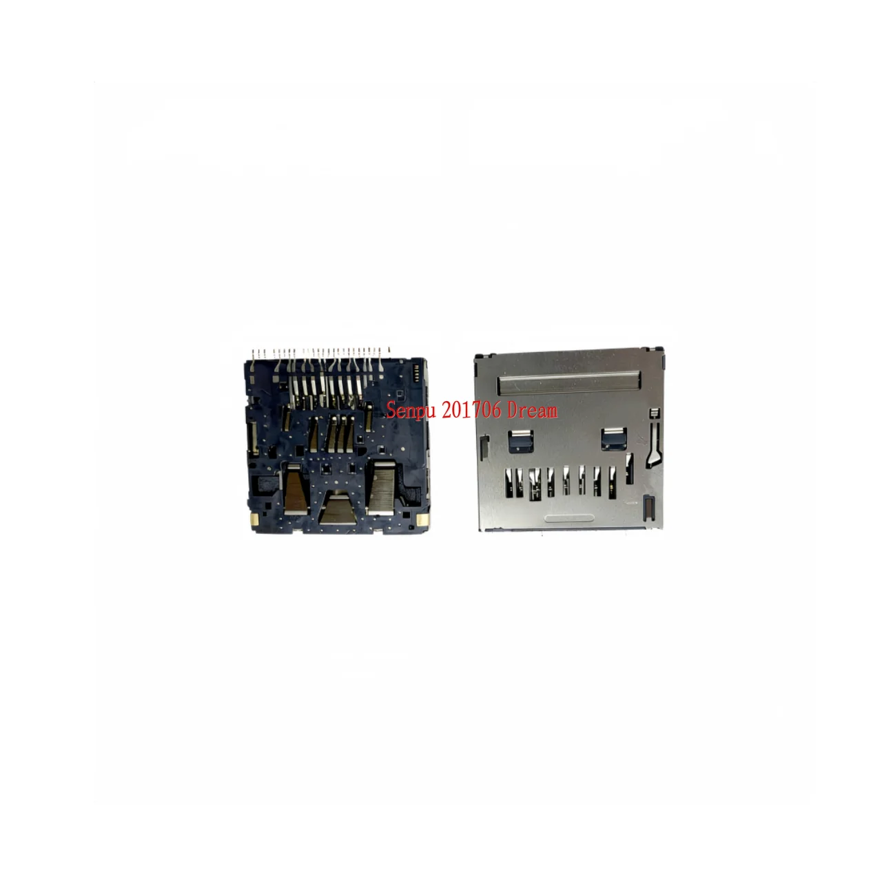  DSC-W310 W550 W610 W630 W670 W690 사이버샷 디지털 카메라 SD 메모리 카드 슬롯 소켓 홀더 교체 수리 부품