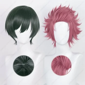 Parrucca sintetica corta da 30 cm per cosplay, Anime Rin Itoshi/Sae Itoshi, capelli resistenti al calore, festa di Halloween